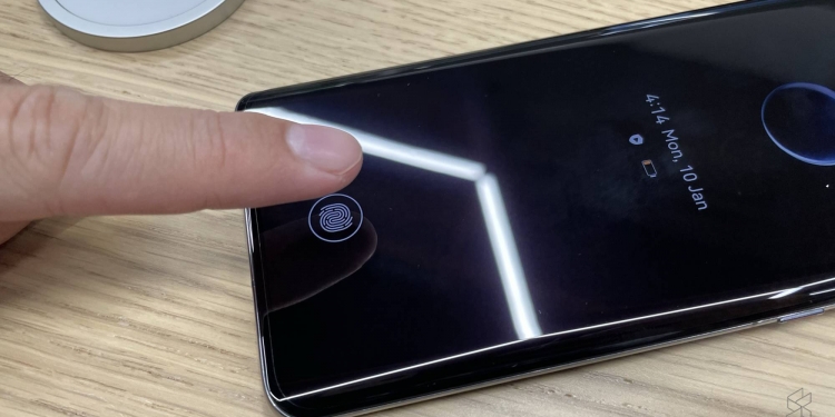 Peranti Xiaomi akan berupaya mengimbas capjari di seluruh skrin