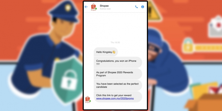 Shopee minta orang ramai berwaspada, jangan terpedaya mesej tawaran pekerjaan & ganjaran palsu