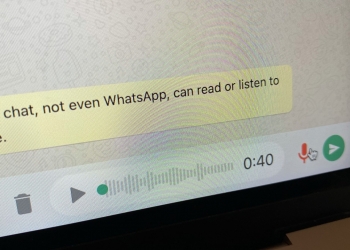 WhatsApp versi komputer ada butang pause & resume untuk rakam mesej suara