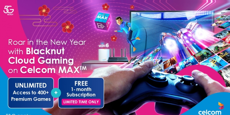 Permainan video awan Blacknut, hanya RM40/bulan dengan Celcom Max