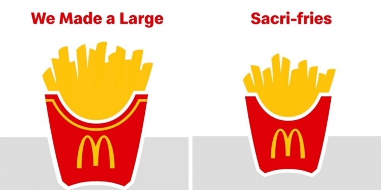 Kentang goreng McD saiz besar tak lagi ditawarkan dek masalah bekalan