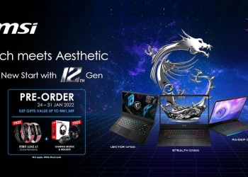 Laptop MSI dilengkapi Intel Core i9 gen-12 dan RTX 3080 Ti tiba bersama hadiah percuma bernilai RM1,349