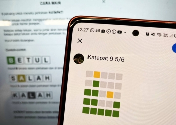 Cuba Katapat, versi bahasa Melayu permainan teka kata Wordle