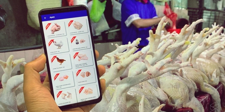 APP ini boleh bantu anda cari ayam segar termurah serta barang-barang runcit lain