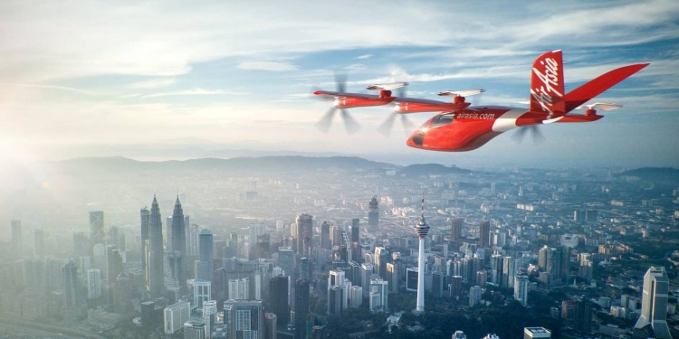 AirAsia mahu perkenal pengangkutan udara dalam bandar menggunakan pesawat eVTOL Vertical VX4