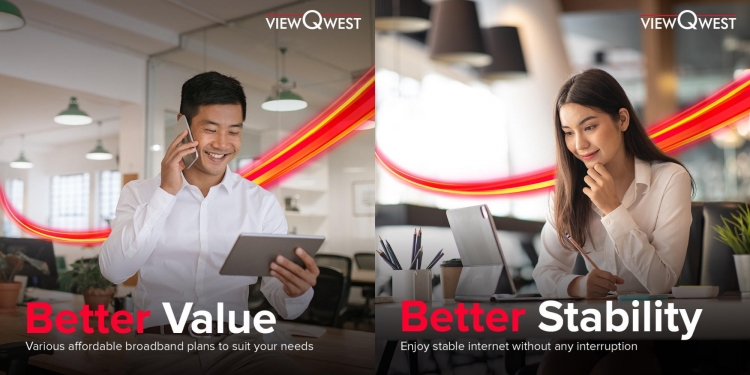ViewQwest lancar pelan jalur lebar perniagaan 1Gbps simetrik, sama laju muat naik dan turun