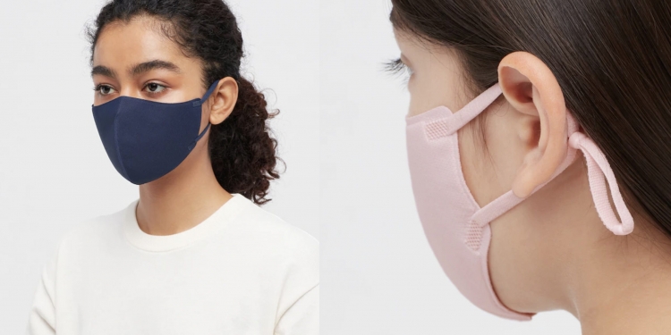 Pelitup muka Uniqlo Airism 3D Mask tampil dengan bentuk 3D & rekaan lebih bergaya dari versi sebelumnya