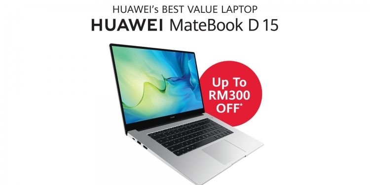 PROMO: Miliki laptop Huawei MateBook D15 pada harga lebih murah
