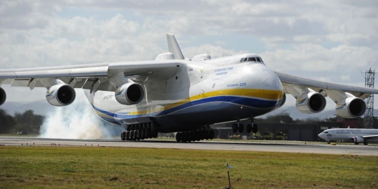 Kapal terbang terbesar dunia dilapor musnah dibedil Russia