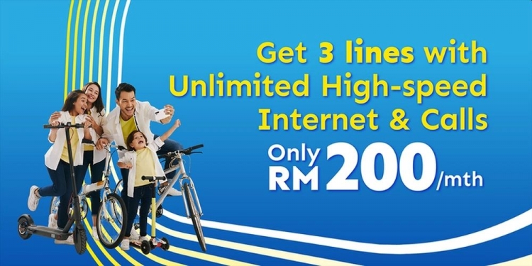Digi Family Unlimited Bundle baharu tawar Internet jalur lebar 300Mbps pada RM100/bulan