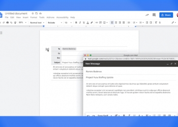 Google Docs sediakan ciri draf e-mel, mudahkan kandungan diperiksa individu lain sebelum ia dihantar