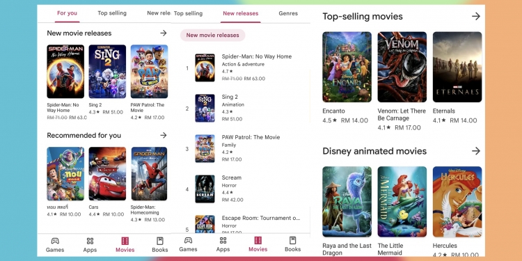Google Play berhenti jual filem bermula Mei, semua akan dipindahkan ke Google TV