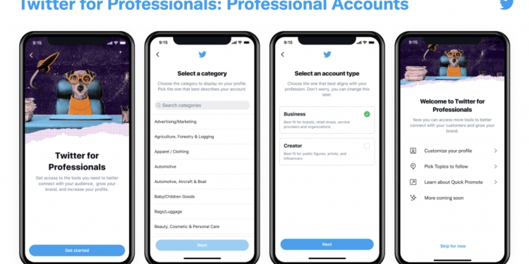 Twitter kini benarkan semua pengguna tukar ke akaun profesional, ini faedah & caranya