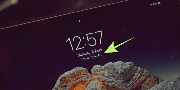 Cara untuk paparkan kalendar Hijrah pada peranti iOS