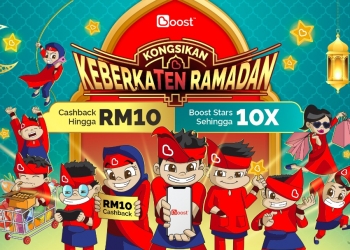 Dapatkan Duit Raya RM10 percuma, menangi Perodua ATIVA & pulangan tunai RM100 melalui Boost Kongsikan KeberkaTEN Ramadan