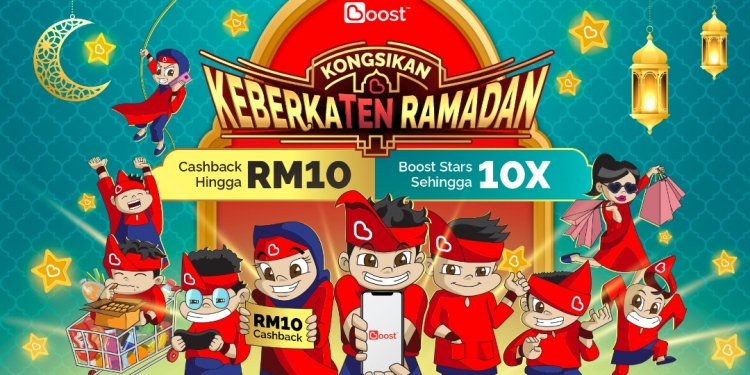 Dapatkan Duit Raya RM10 percuma, menangi Perodua ATIVA & pulangan tunai RM100 melalui Boost Kongsikan KeberkaTEN Ramadan