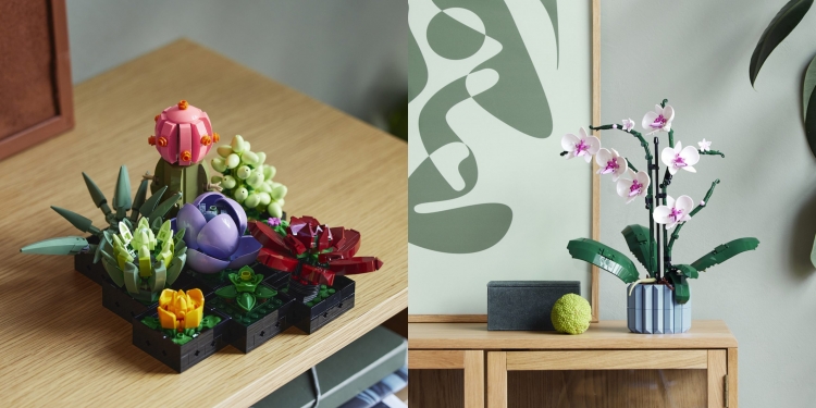 Lego tambah 2 set Botanical Collection baharu, warnanya ceria sesuai dijadikan hiasan