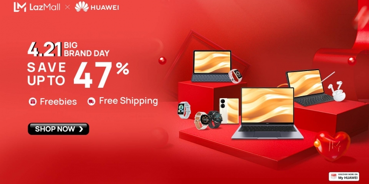 PROMO: Hari Huawei di Lazada, ada diskaun untuk laptop, tablet, jam pintar & fon telinga