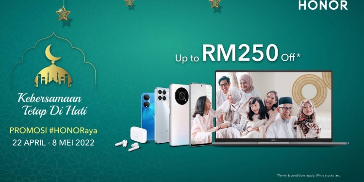 PROMO: Honor beri jaminan 2 tahun untuk telefon pintar terpilih sempena Hari Raya