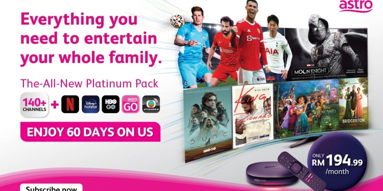 Tonton Astro percuma 30-hari? Memang betul, percuma 60-hari pun boleh