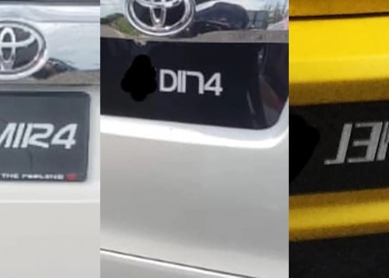 Nama isteri didedikasi pada nombor plat, 3 kenderaan ini dirampas
