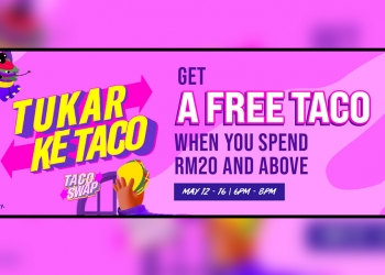 Taco Bell sediakan juadah Crunchy Taco percuma untuk pelanggan, terhad sehingga 16 Mei 2022