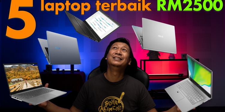 Ini 5 laptop terbaik untuk bajet RM2,500