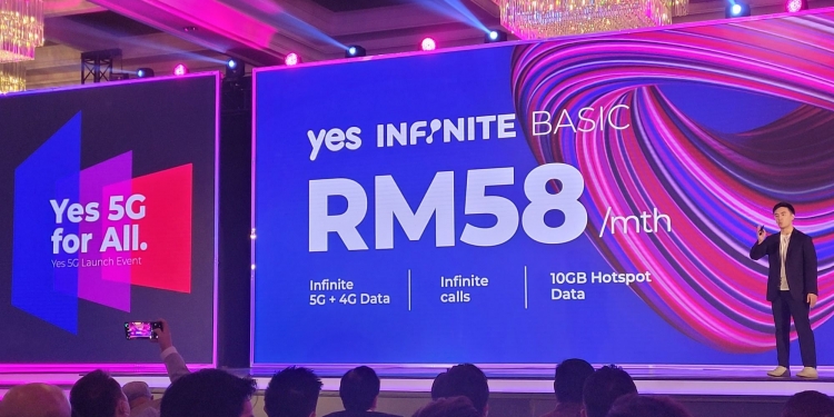 Yes Infinite pelan 5G tanpa had, tiada FUP atau sekat kelajuan dan beri telefon percuma dengan kontrak 36 bulan
