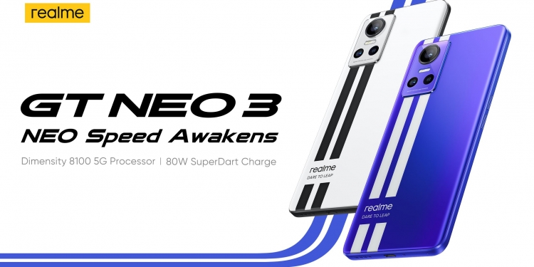 Realme GT Neo 3 dengan Dimensity 8100 sah datang ke Malaysia bulan ini