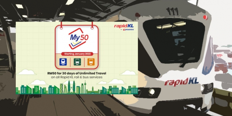 Rapid KL 30-day Free Ride: Apa jadi kalau anda beli pas My50 pada 16 Jun 2022?