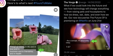 Guna butang ini untuk hidupkan sarikata dalam video di Twitter