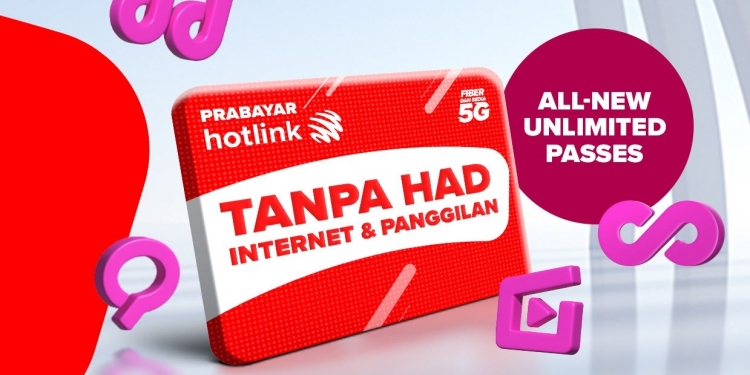 Pelan tanpa had Hotlink naik harga, ditambah hotspot tanpa had dan sekatan kelajuan dibuang 12 jam