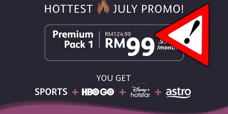 Tawaran RM99/bulan Astro amat mengelirukan, ini sebabnya