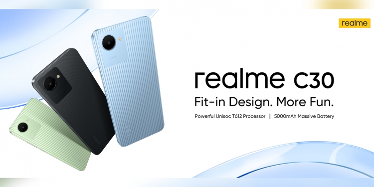 Realme C30, peranti kelas permulaan serendah RM429