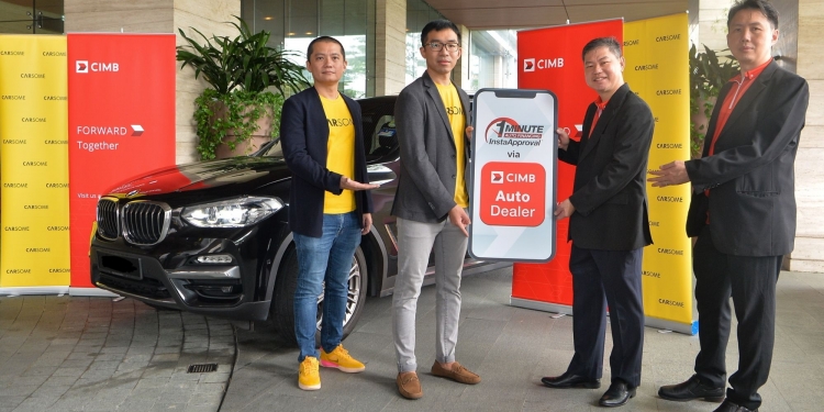 CIMB dan Carsome jalin kerjasama, pinjaman kereta mampu diluluskan dalam masa seminit sahaja menggunakan APP telefon
