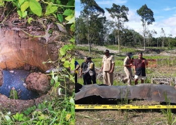 Serpihan roket dipercayai milik China ditemukan di Miri dan Kalimantan Barat