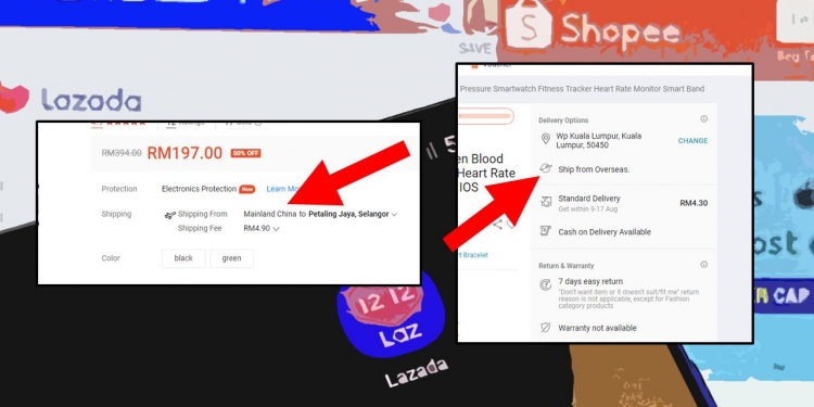 Barang Lazada & Shopee yang dihantar dari luar negara bakal dicukai 10% bermula 2023
