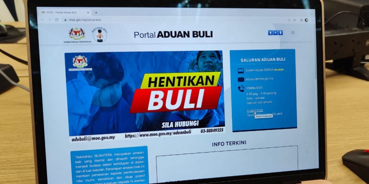 Nampak kejadian buli di sekolah? Laporkannya terus melalui portal aduan ini