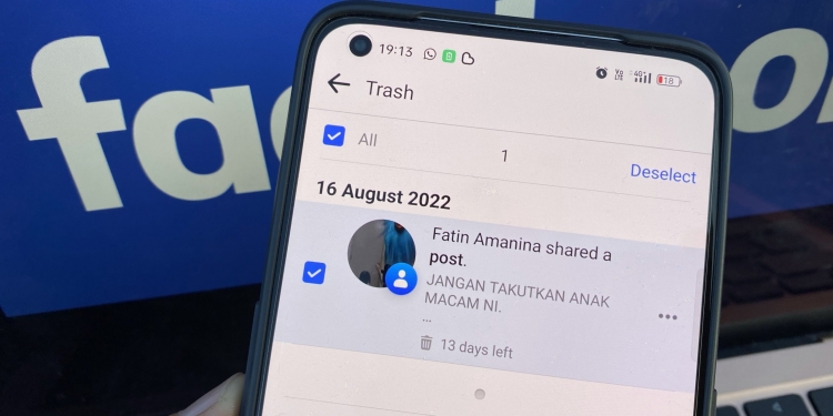 TIPS: Cara ringkas sunting & kembalikan semula perkongsian yang telah dipadam di Facebook, guna pelayar dan aplikasi