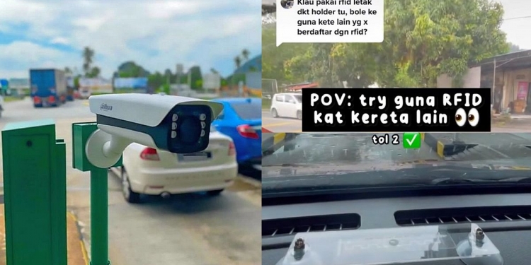 TikToker demonstrasi cara guna satu RFID di kenderaan lain, anda perlu fikir dua kali sebelum tirunya