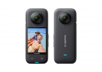 Gambar Insta360 X3 terbocor, ia ada paparan peka sentuh lebih besar