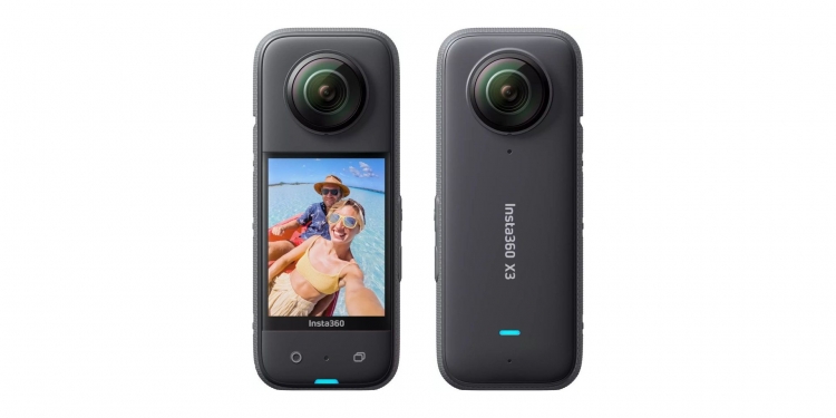 Gambar Insta360 X3 terbocor, ia ada paparan peka sentuh lebih besar