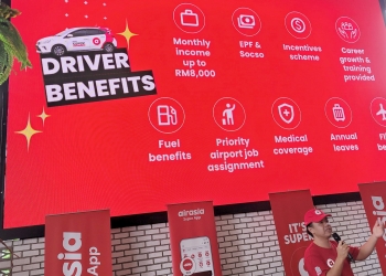 Pemandu AirAsia Ride boleh menjadi pekerja tetap dan terima KWSP, PERKESO serta gaji bulanan bersama insentif sehingga RM8,000 sebulan