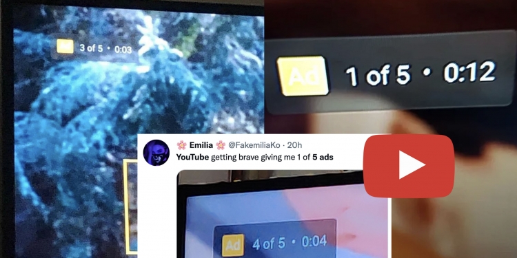 Pengguna merungut, YouTube kini tayang 5 iklan sebelum video dimainkan