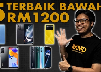 5 telefon terbaik bawah RM1,200 di Malaysia tahun 2022