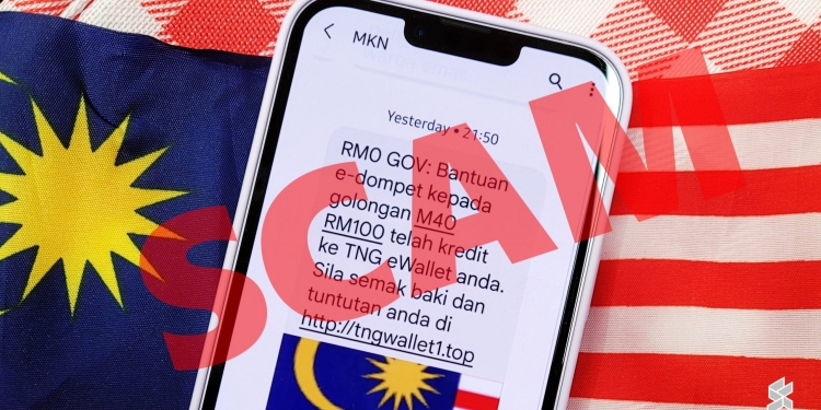 Jangan terpedaya SCAM SMS ePemula M40, ia mahu curi kredit Touch n Go eWallet