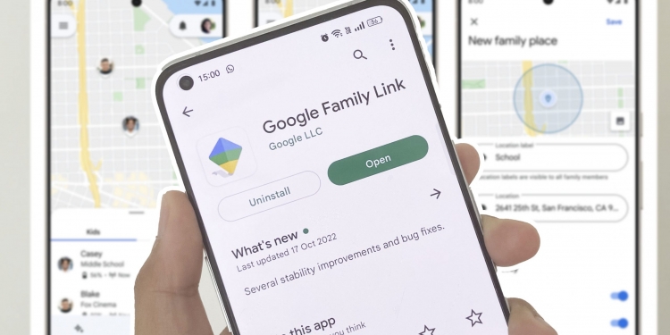 Family Link ada antaramuka baru yang mudah, ditambah ciri keselamatan penting untuk anak