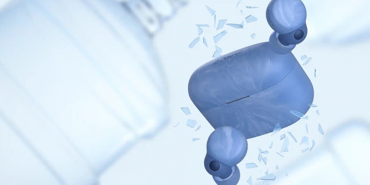 Sony LinkBuds S ini diperbuat daripada botol air yang dikitar semula