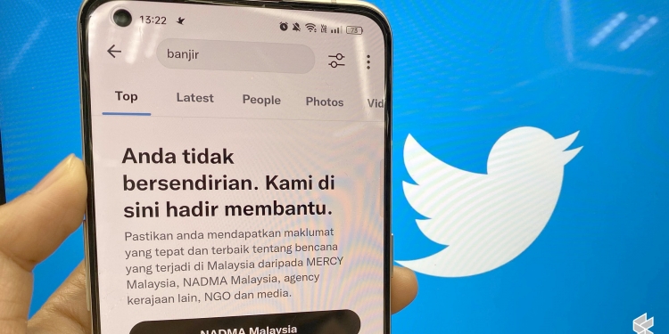 Twitter ada cara lebih cepat dari Google untuk dapat maklumat sahih bencana alam di Malaysia
