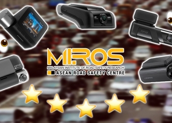 Ini 5 dashcam yang menerima penarafan 5⭐ daripada MIROS